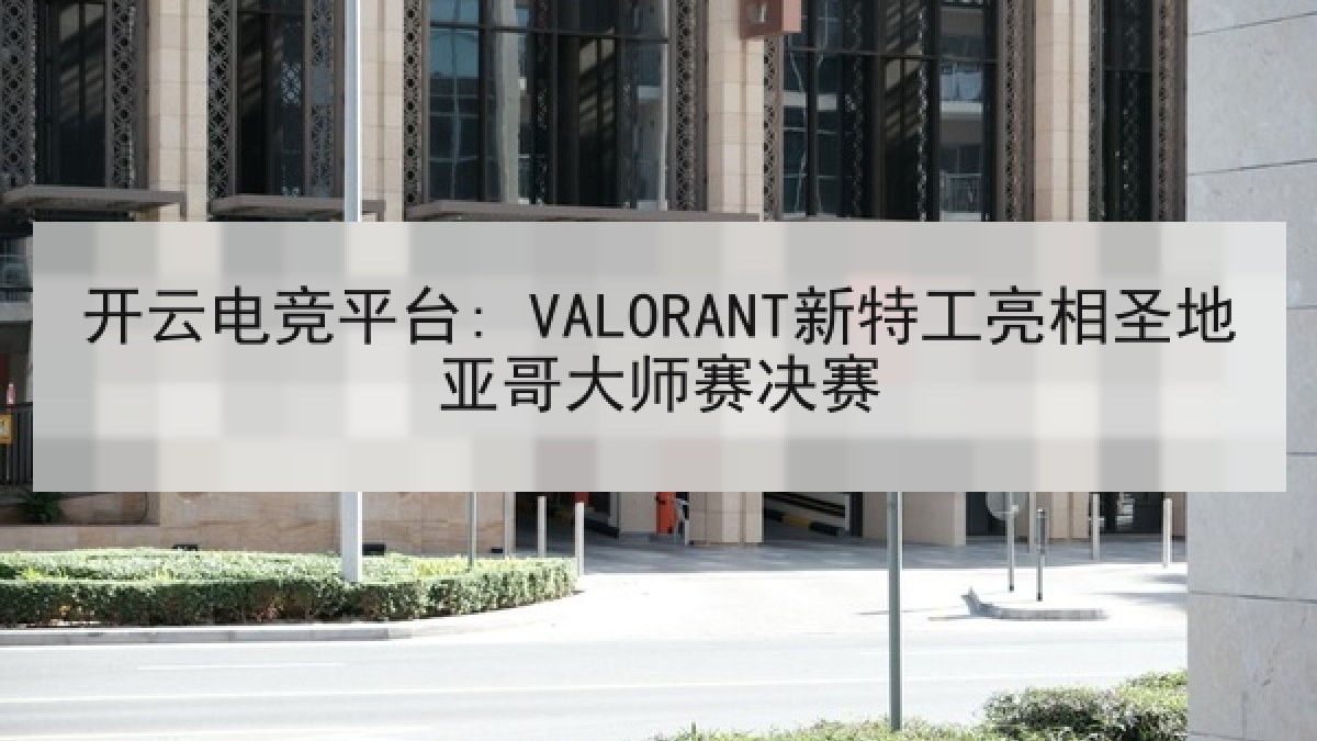 开云电竞平台: VALORANT新特工亮相圣地亚哥大师赛决赛